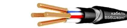 Кабель ВБбШвзнг 3х2,5