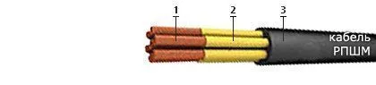 Кабель РПШМ 2х1