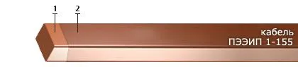 Кабель ПЭЭИП 1-155 3,35x8,00
