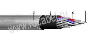 Кабель КВВБГ-О 3х4